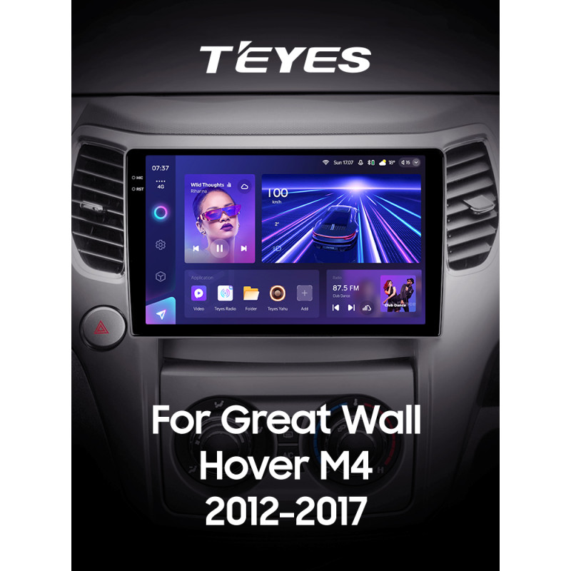 Android head unit Teyes CC3 4+32 Gb Great Wall Hover M4 1 2012-2017 10" 2k