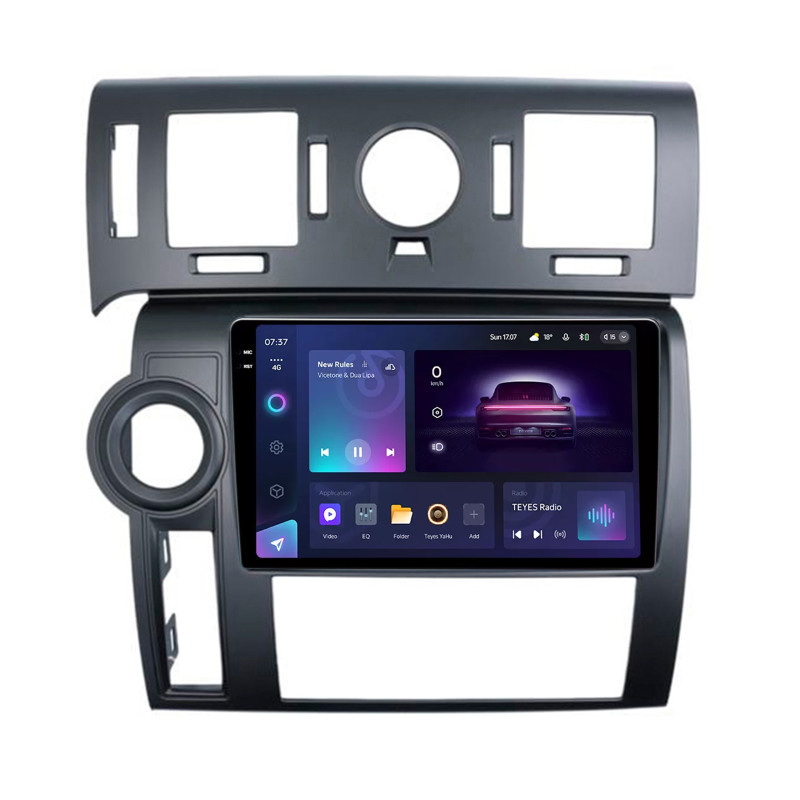 Android head unit Teyes CC3 6+128 Gb with 360° surround view° Hummer H2 E85 2007-2009 Black 9" 2k