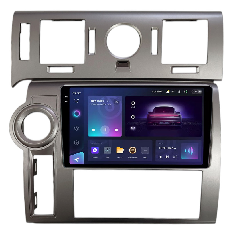 Estéreo de fábrica Teyes CC3 4 + 64 GB Hummer H2 E85 (2007–2009) Plata 9