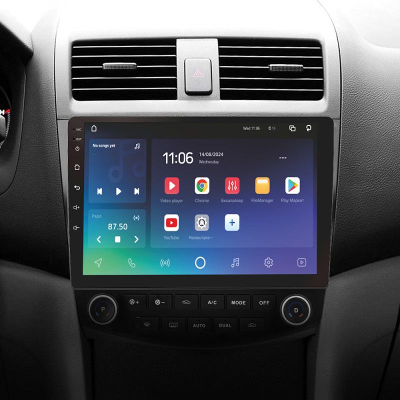 Android head unit SIGMA PRO 10432 ANDROID 10 4+32 Gb 4G DSP Honda Accord 7 CM UC CL (F2) 2002-2008 10" (L1)
