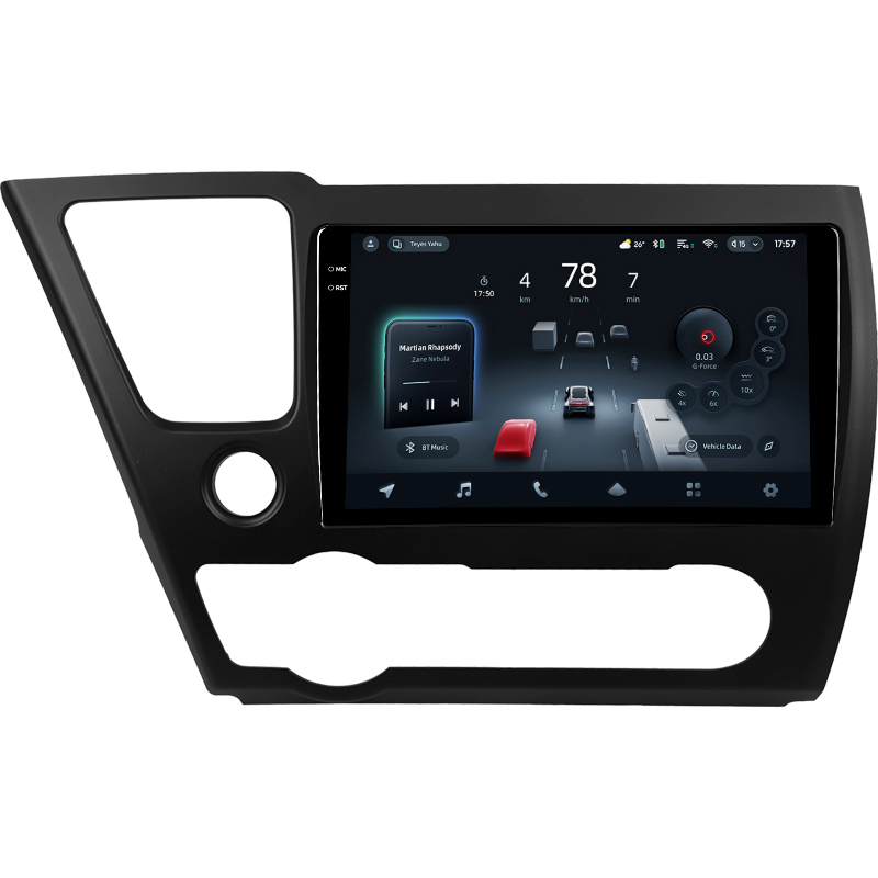 Android head unit Teyes CC4 Pro 8+128 Gb Honda Civic 9 Middle East 2013-2016 9" 2k (L1)