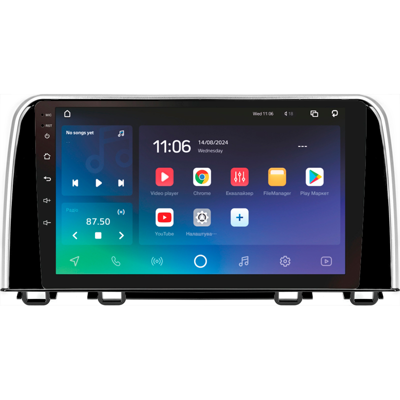 Android head unit SIGMA PRO 9432 ANDROID 10 4+32 Gb 4G DSP Honda CR-V CR-V 5 RT RW 2017-2022 9"