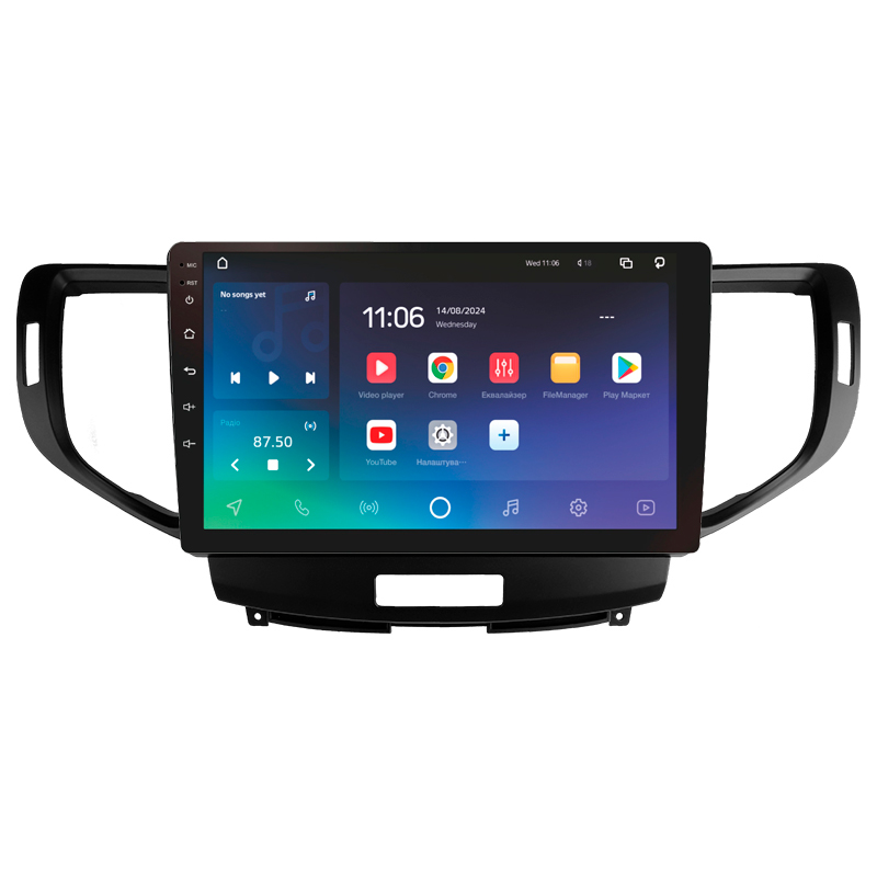 Android head unit SIGMA PRO 9432 ANDROID 10 4+32 Gb 4G DSP Honda Accord 8 2008-2012 9"