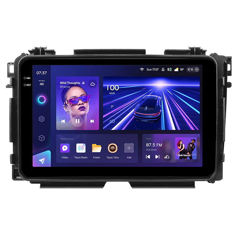 Android head unit Teyes CC3 4+32 Gb Honda Vezel HR-V HRV 2015-2018 9" 2k