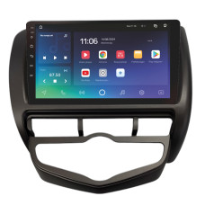 Android head unit SIGMA X9464 ANDROID 10 4+64 Gb 4G DSP Honda FIT CITY JAZZ 2002-2008 MT AC LHD 9"