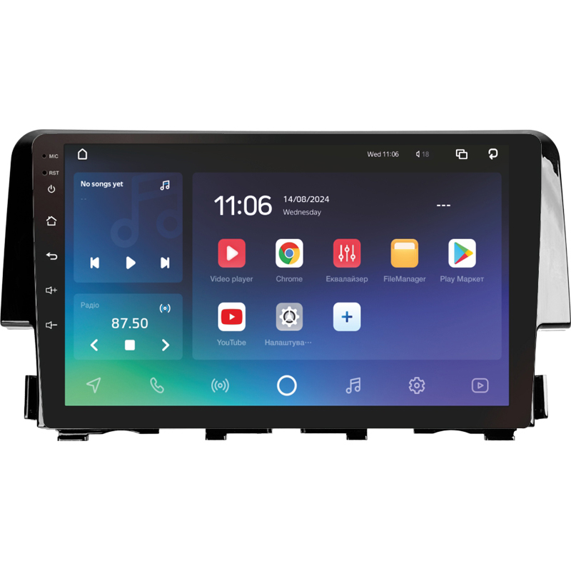 Android head unit SIGMA PRO 9464 ANDROID 10 4+64 Gb 4G DSP Honda Civic 10 FC FK 2015-2020 9"