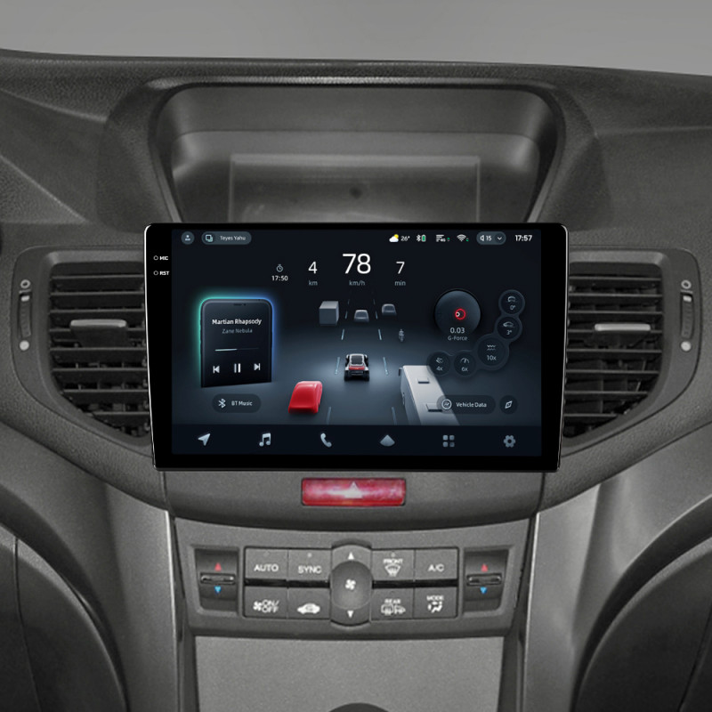 Android head unit Teyes CC4 Pro 12+256 Gb Honda Accord 8 2008-2012 9" 2k