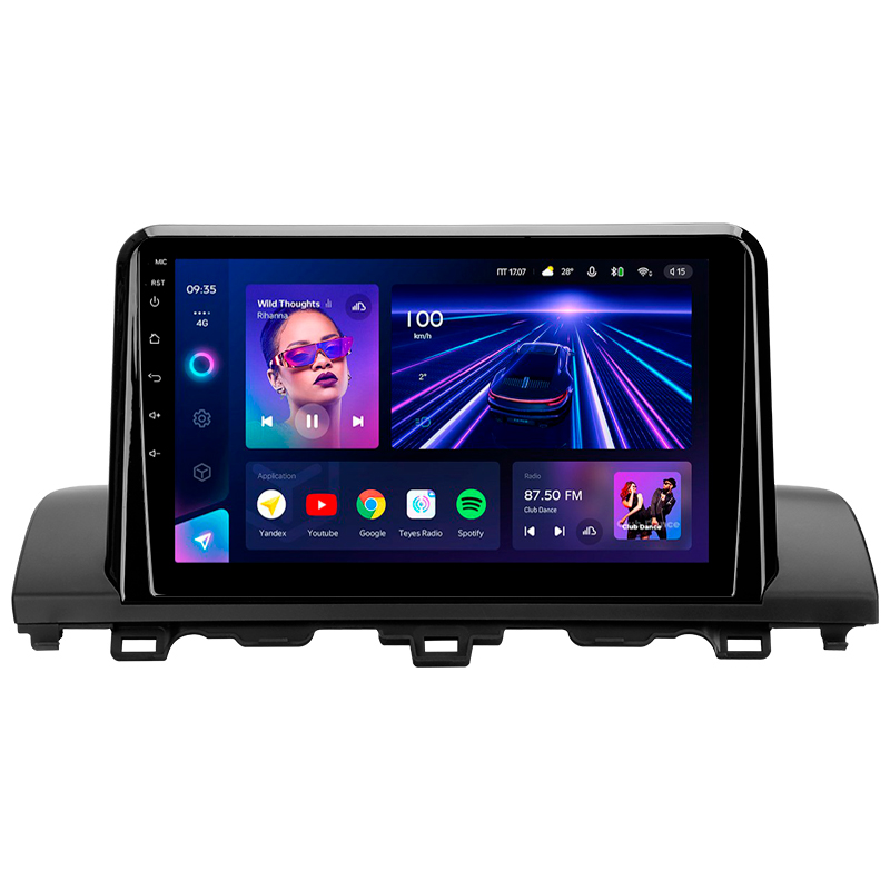 Štátní magnetofon Teyes CC3 4+32 GB pro Honda Accord 10 CV X (2017–2021, typ B), 9 palců