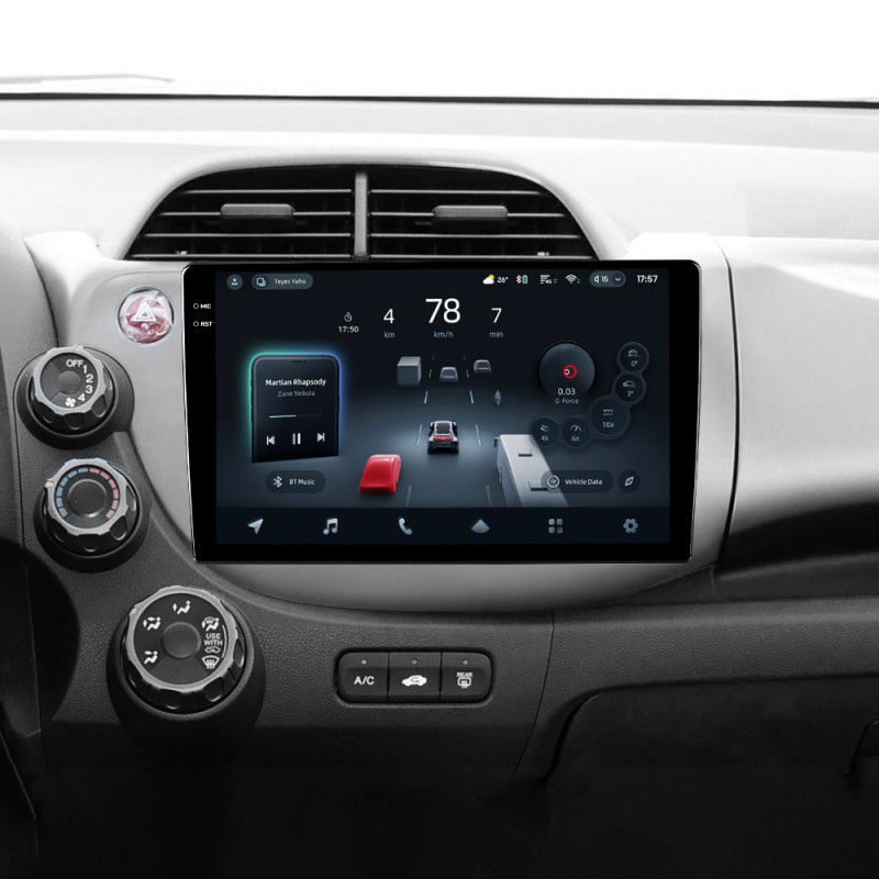 Android head unit Teyes CC4 Pro 12+256 Gb Honda Jazz 2 GG Fit 2 GE 2007 - 2014 10" 2k