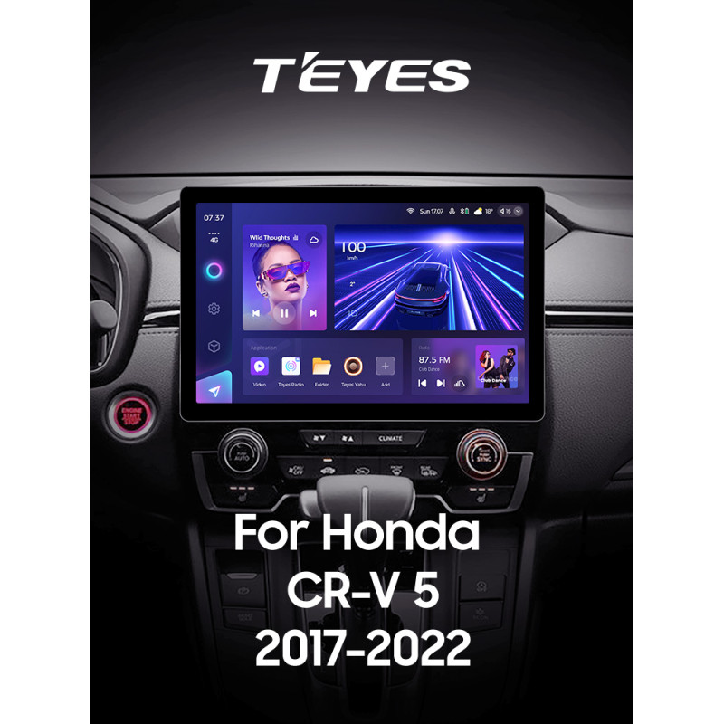 Štátní magnetofon Teyes CC3 6+128 GB pro Honda CR-V (CR-V 5 RT RW 2017–2022), 13