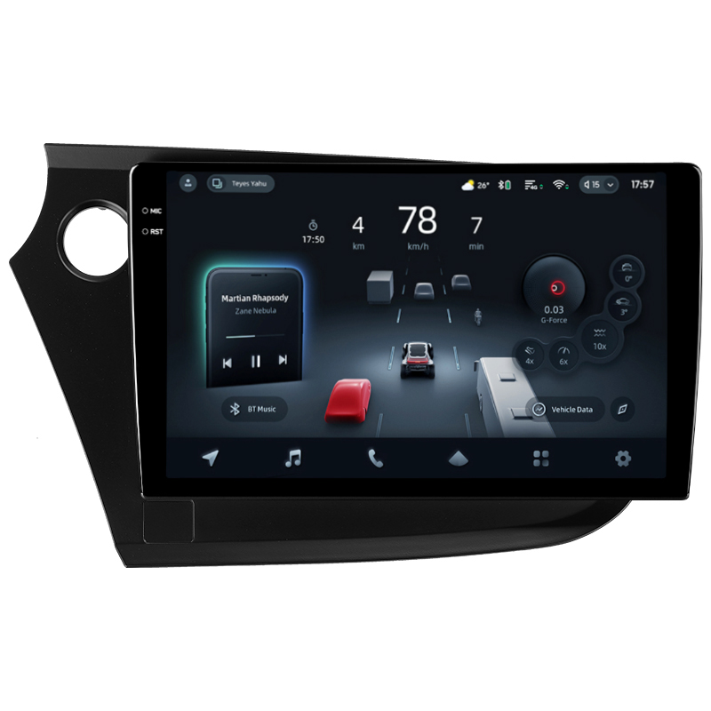 Android head unit Teyes CC4 Pro 8+128 Gb Honda Insight 2 LHD 2009-2014 9" 2k