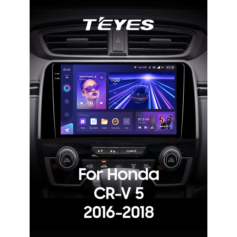 Štátní magnetofon Teyes CC3 4+64 GB pro Honda CR-V (CR-V 5 RT RW) 2017–2022, 9