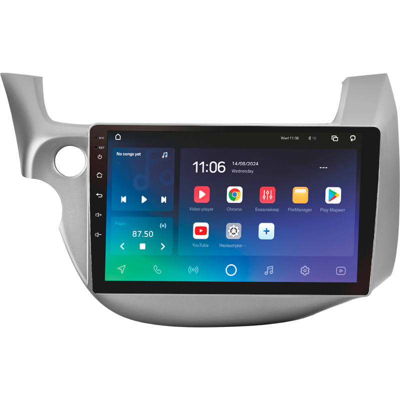 Android head unit SIGMA X10432 ANDROID 10 4+32 Gb 4G DSP Honda Jazz 2 GG Fit 2 GE 2007 - 2014 10"