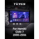 Android head unit Teyes CC3 6+128 Gb with 360° surround view° Honda Civic 7 2000-2006 9" 2k