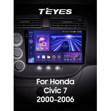 Android head unit Teyes CC3 4+32 Gb Honda Civic 7 2000-2006 9" 2k