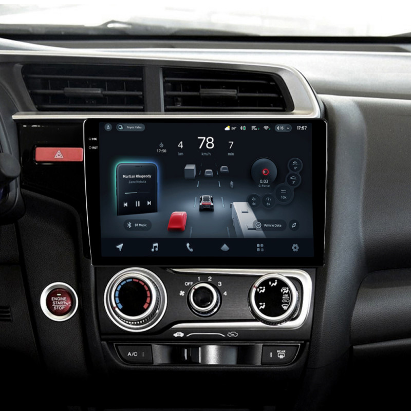 Android head unit Teyes CC4 Pro 8+128 Gb Honda Jazz 3 Fit 3 GP GK 2013 - 2020 (A) 10" 2k