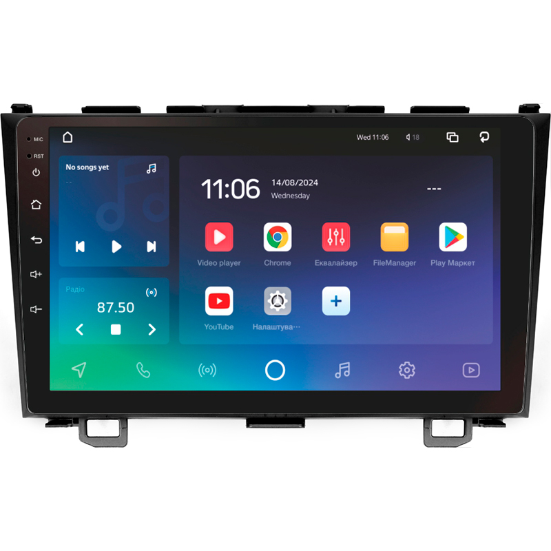 Android head unit SIGMA X9432 ANDROID 10 4+32 Gb 4G DSP Honda CR-V CR-V 3 RE 2006-2012 9"