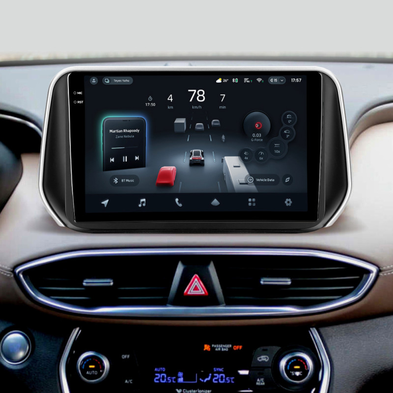 Magnítola de áudio estandar Teyes CC4 Pro 12 + 256 GB Hyundai Santa Fe 4 (ZYJ) 2018-2020, 10