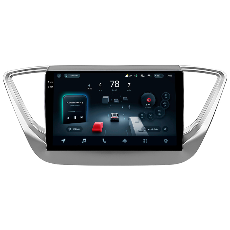 Štátní magnetofon Teyes CC4 Pro 8+128 GB Hyundai Solaris 2 (2017–2020, verzie B), 9