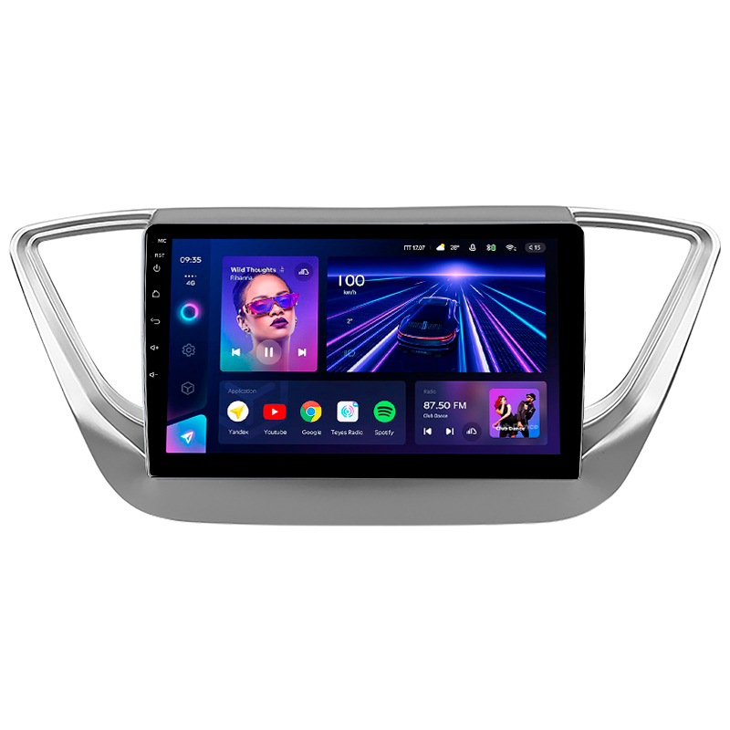 Android head unit Teyes CC3 4+32 Gb Hyundai Solaris 2 2017-2020 (B) 9"
