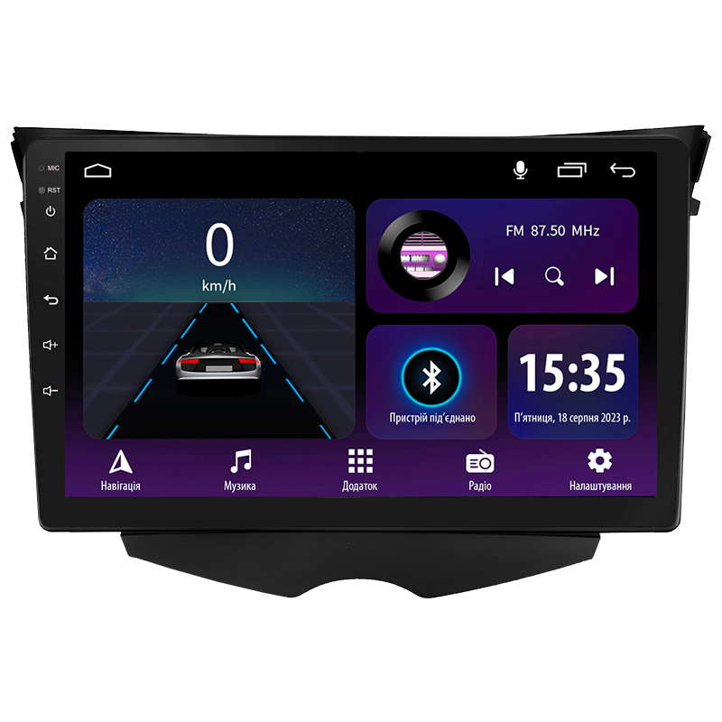 Android head unit SIGMA E9232 ANDROID 10 2+32 Gb Hyundai Veloster FS 2011 - 2017 (B) 9"