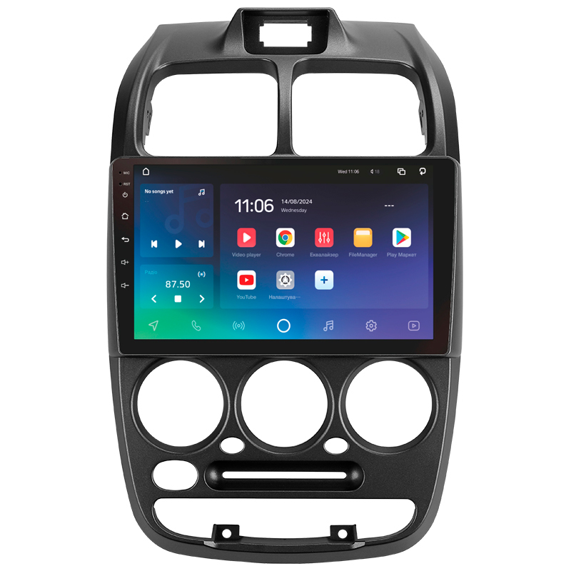 Android head unit SIGMA X9464 ANDROID 10 4+64 Gb 4G DSP Hyundai Accent II 2 LC2 (F1) 1999-2012 9"
