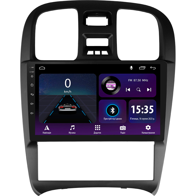 Android head unit SIGMA E9232 ANDROID 10 2+32 Gb Hyundai Sonata EF 2001-2012 9"