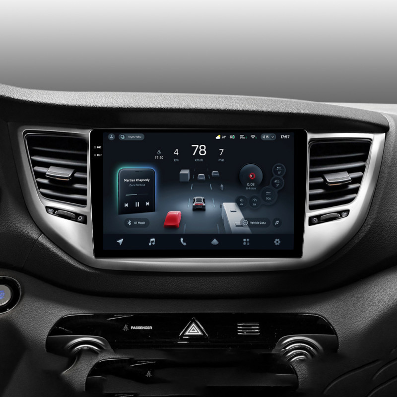 Android head unit Teyes CC4 Pro 8+128 Gb Hyundai Tucson 3 2015-2018 (B) 9" 2k