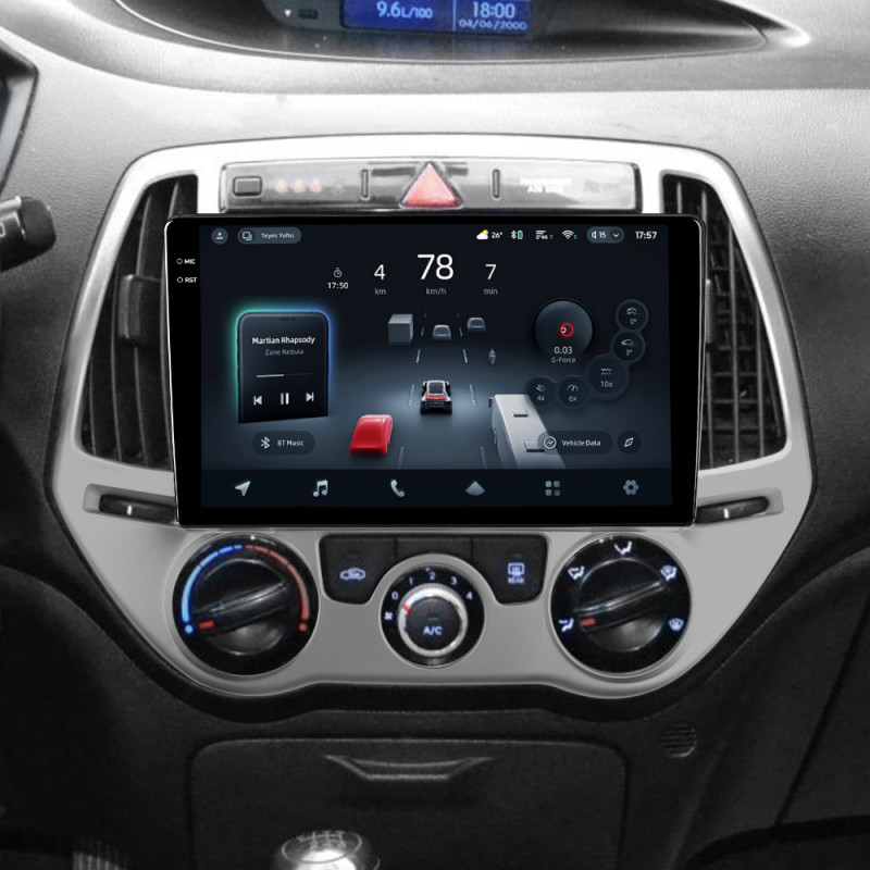 Android head unit Teyes CC4 Pro 8+128 Gb Hyundai i20 2 2012-2014 9" 2k