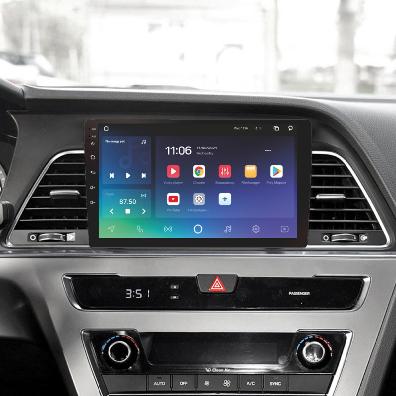 Android head unit SIGMA X9464 ANDROID 10 4+64 Gb 4G DSP Hyundai Sonata 7 LF 2014-2017 (A) 9"