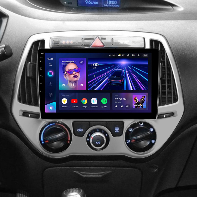 Android head unit Teyes CC3 4+32 Gb Hyundai i20 2 2012-2014 9"