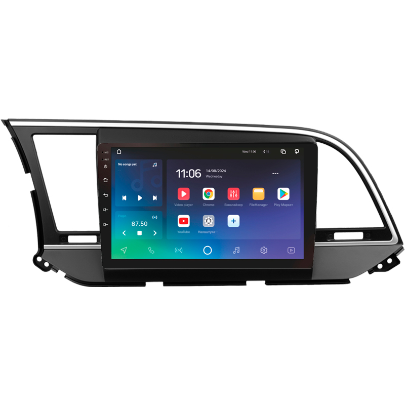 Android head unit SIGMA X9432 ANDROID 10 4+32 Gb 4G DSP Hyundai Elantra 6 2016-2018 (B) 9"