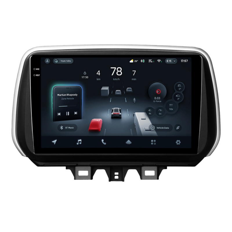 Magnítola de áudio estandar Teyes CC4 Pro 12 + 256 GB Hyundai Santa Fe 4 (ZYJ) 2018-2020, 10