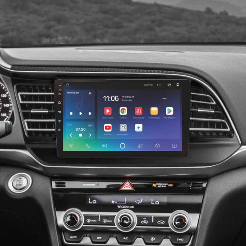 Android head unit SIGMA PRO 9432 ANDROID 10 4+32 Gb 4G DSP Hyundai Elantra 6 2018-2020 (B) 9"