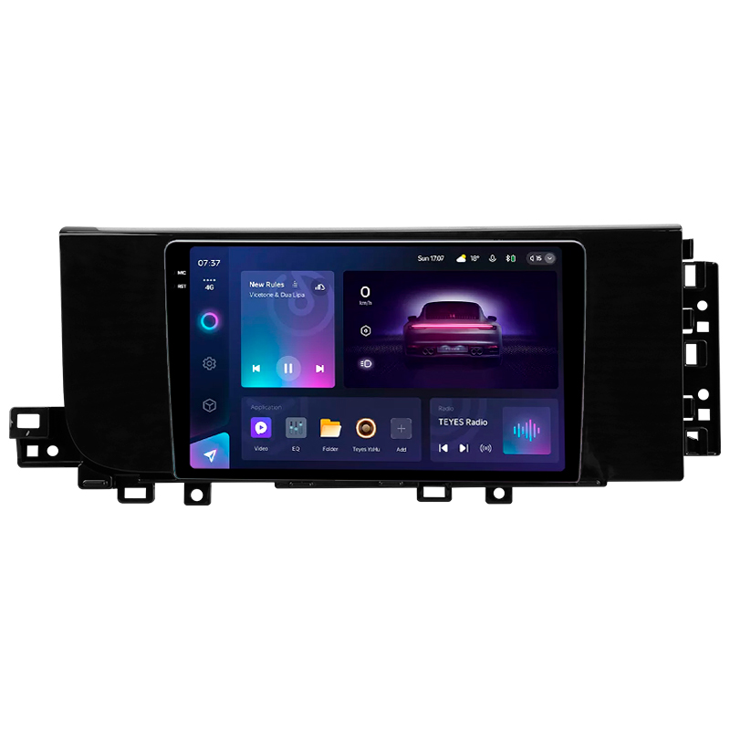 Android head unit Teyes CC3 4+64 Gb Hyundai Creta 2 IX25 2024 9" 2k