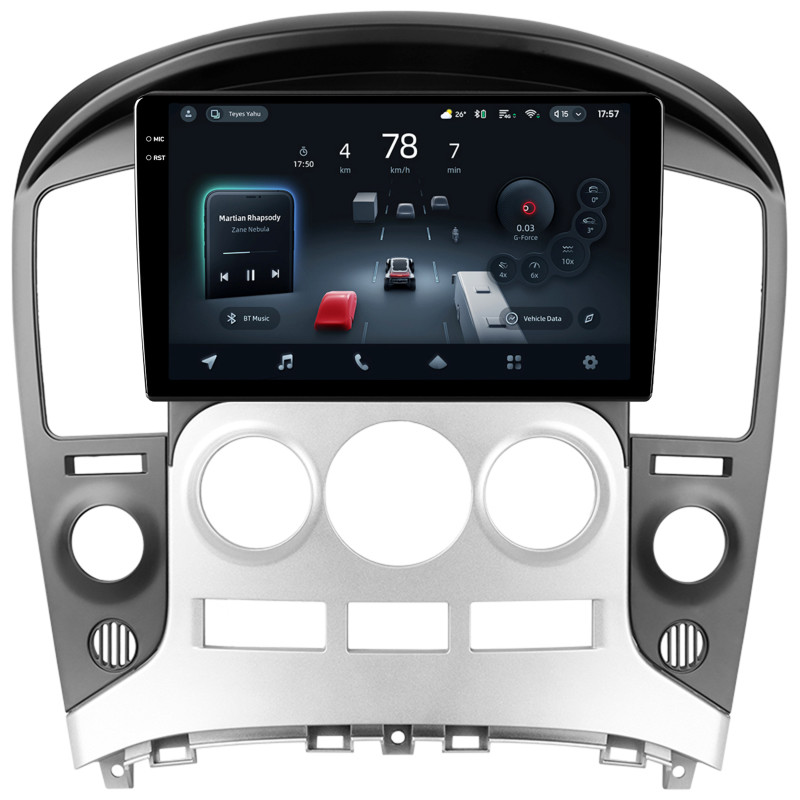 Android head unit Teyes CC4 Pro 8+128 Gb Hyundai H1 II 2 TQ (F3) 2007-2015 9" 2k