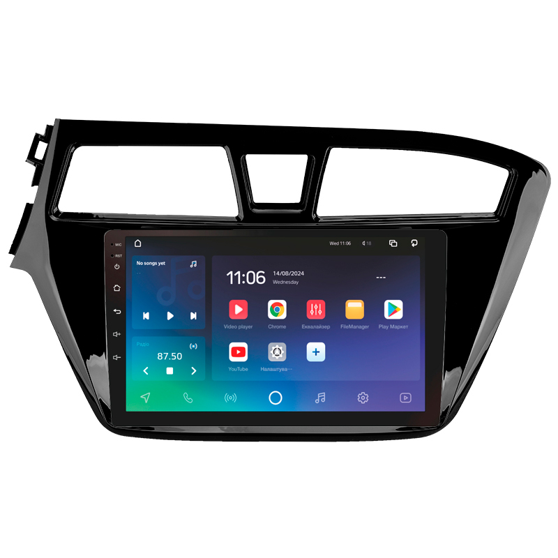 Android head unit SIGMA PRO 9432 ANDROID 10 4+32 Gb 4G DSP Hyundai i20 2 II GB 2014-2018 9"
