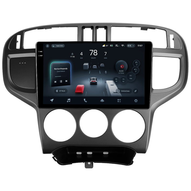 Android head unit Teyes CC4 Pro 12+256 Gb Hyundai Matrix 2001 - 2010 9" 2k