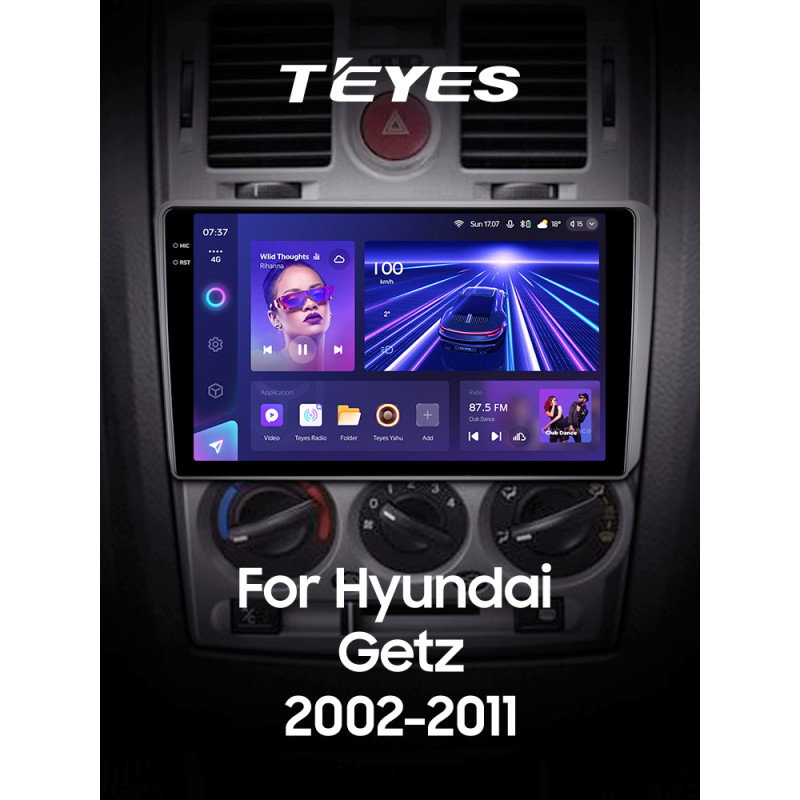 Estéreo de fábrica Teyes CC3 4+32 GB Hyundai Getz 1 (F2) (con volante a la izquierda) 2002-2011, 9