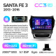 Android head unit Teyes CC3 4+32 Gb Hyundai Santa Fe 3 2013-2016 (B) 9" 2k