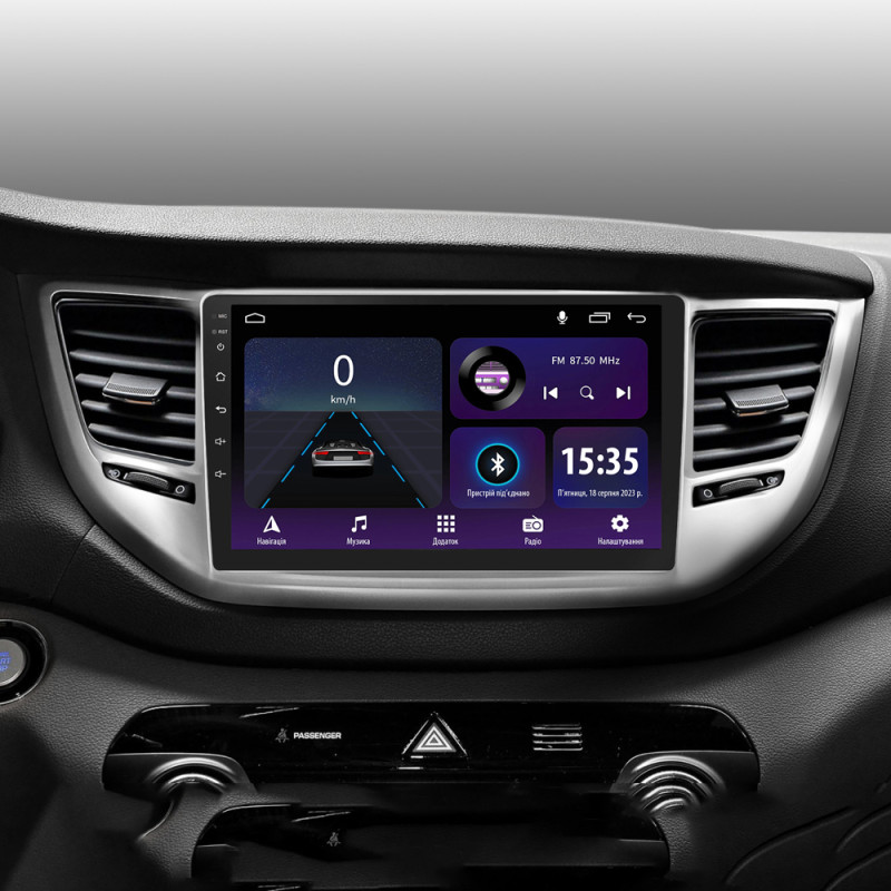 Android head unit SIGMA E9232 ANDROID 10 2+32 Gb Hyundai Tucson 3 2015-2018 (A) 9"