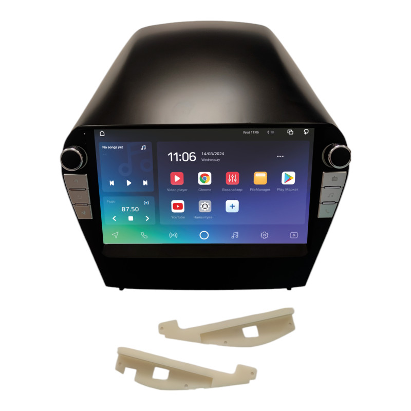 Android head unit SIGMA X9432 ANDROID 10 4+32 Gb 4G DSP Hyundai IX35 TUCSON 2010-2015 Black 9" (L1)