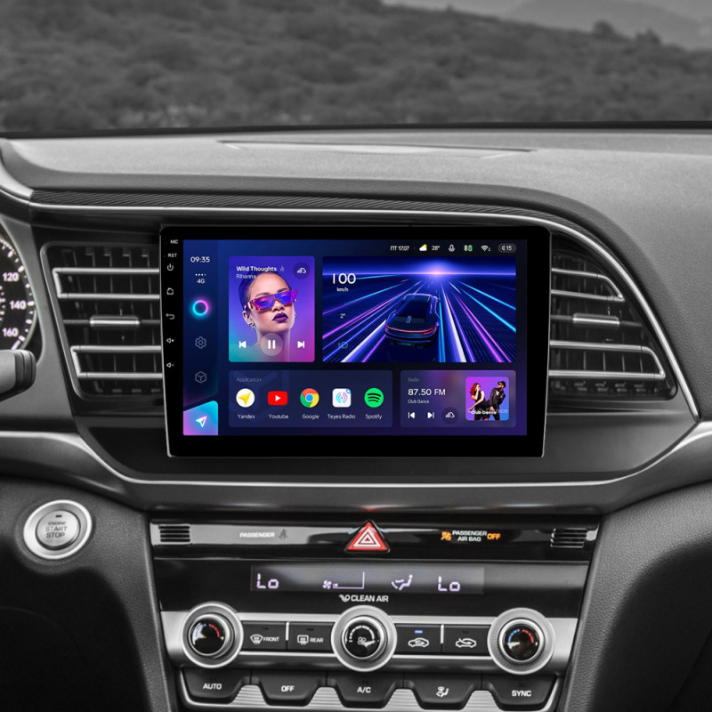 Android head unit Teyes CC3 4+32 Gb Hyundai Elantra 6 2018-2020 (B) 9"