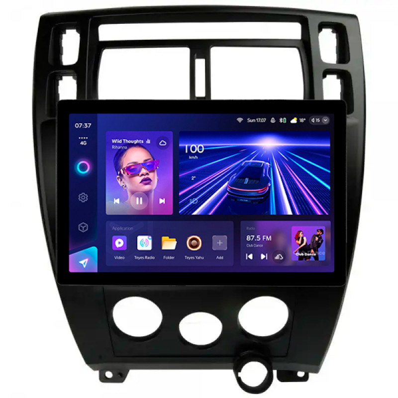 Štátní magnetofon Teyes CC3 4+32 GB Hyundai Tucson 1 (2004–2009) černý 13