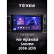 Android head unit Teyes CC3 4+64 Gb Hyundai Sonata NF 2008-2010 (F1) 9" 2k