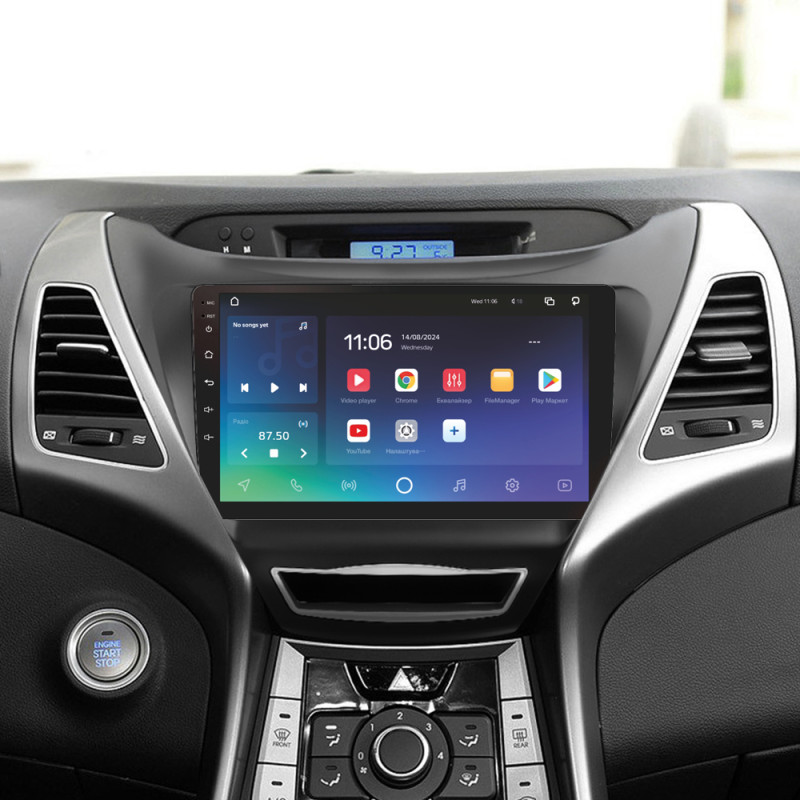 Sterownik magnetyczny SIGMA PRO 9464 ANDROID 10 4+64 GB 4G DSP Hyundai Elantra 5 JK GD MD UD (2010–2016, F2) 9