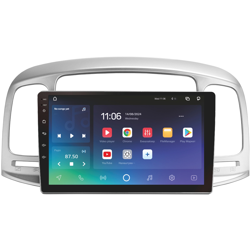Android head unit SIGMA PRO 9464 ANDROID 10 4+64 Gb 4G DSP Hyundai Accent 3 2006-2011 9"