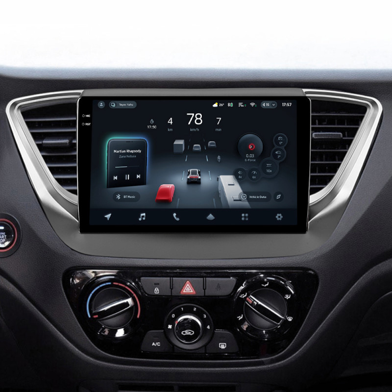Android head unit Teyes CC4 Pro 8+128 Gb Hyundai Solaris 2 2017-2020 (A) 9" 2k