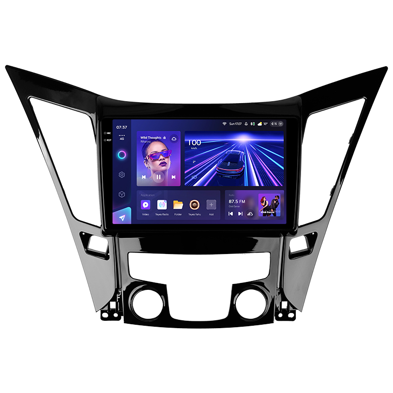 Android head unit Teyes CC3 6+128 Gb with 360° surround view° Hyundai Sonata 6 YF 2009-2014 (A) 9" 2k