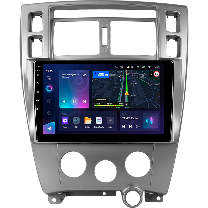 Android head unit Teyes CC3L 4+32 Gb Hyundai Tucson 1 2004-2009 10"